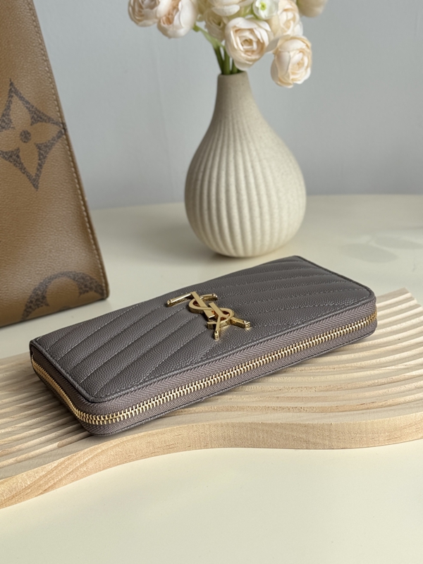 イヴサンローラン財布側面デザイン